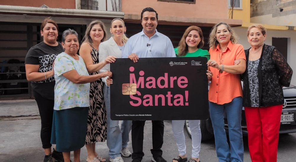Con la tarjeta ‘Madre Santa’, Jesús Nava refuerza el apoyo a mujeres en Santa Catarina