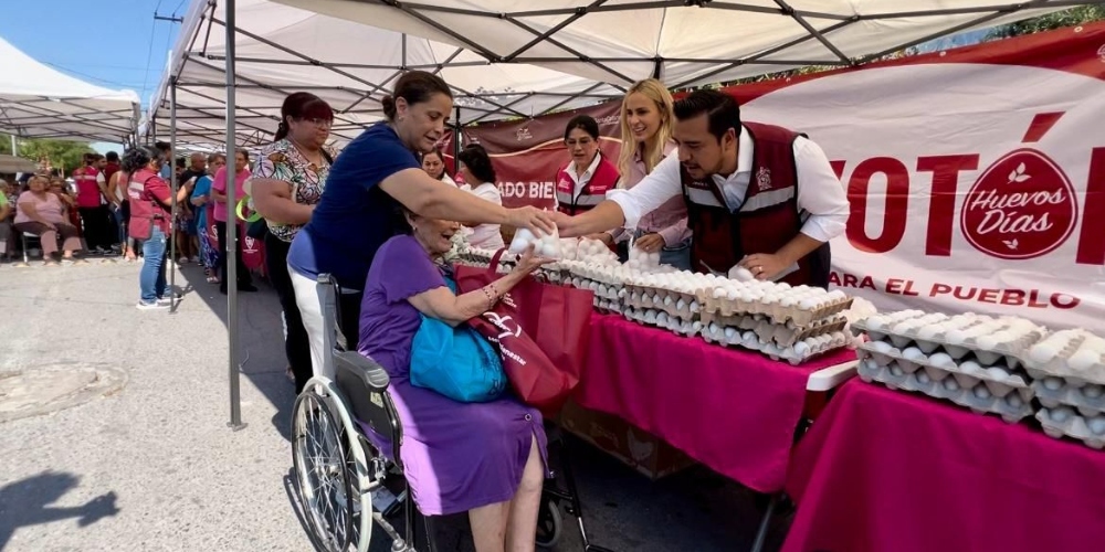 Jesús Nava y Liz Galicia impulsan el "Huevotón" en apoyo a los adultos mayores